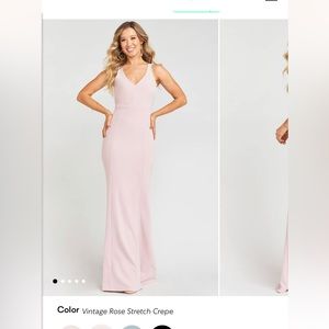 Show me your Mumu Morgan Gown in vintage rose